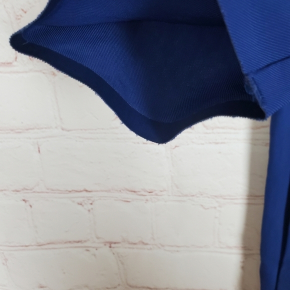 Everlane Japanese GoWeave Front Zip Dress Size 00 Blue Relaxed Fit - Picture 9 of 15